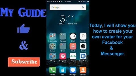 How to create your own avatar for your Facebook & Messenger?