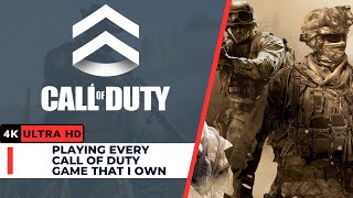 Retro Saturday - Playing Every Call of Duty Game that I own