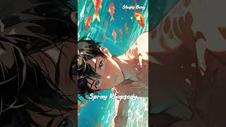 졸릴 때 듣는 물 속에 있는 듯 한 피아노 쇼츠🍵Piano music BGM. Spray Rhapsody #bedtime #music #healing