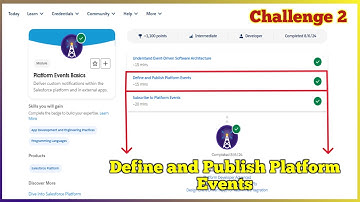 Define and Publish Platform Events | Platform Events Basics | Challenge 2