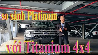 So Sánh Xe Ford Everest Platinum Với Everest Titanium 4x4 Lệch Nhau 77tr Chọn Chiếc Nào?