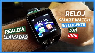 SMARTWATCH DZ09 RELOJ INTELIGENTE LLAMADAS CON CHIP