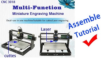 2022 New Update CNC 3018Pro Max Engraving Machine diy CNC Router Grbl Assembly Video Tutorial