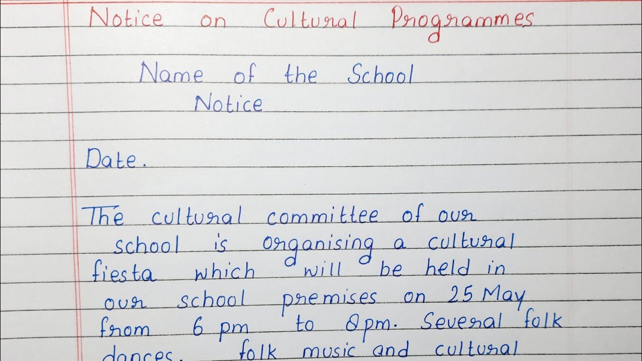 essay on cultural programme in school