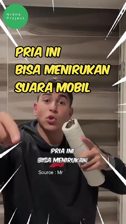 PRIA INI BISA MENIRUKAN SUARA MOBIL #shorts