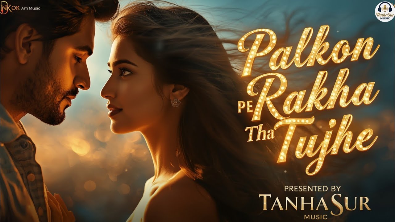 Palkon Pe Rakha Tha Tujhe। New Romantic Hindi Song 2025 | TanhaSur Music
