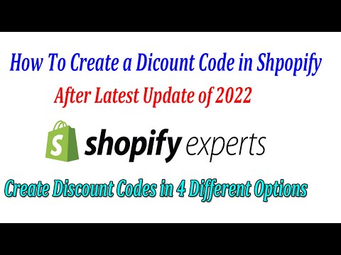 How To Create a Discount Code in Shopify