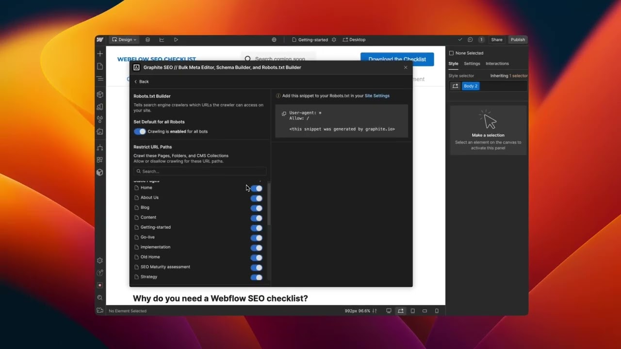 How to add a Robot.txt on Webflow for SEO? [40 seconds tuto]