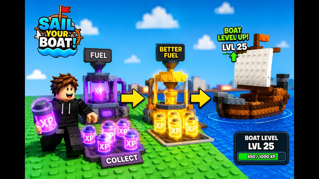 Fuel progression shown in Sail Your Boat thumbnail