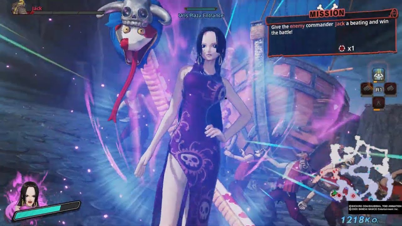 one piece pirate warriors 4 [boa hancock max level (treasure log; part