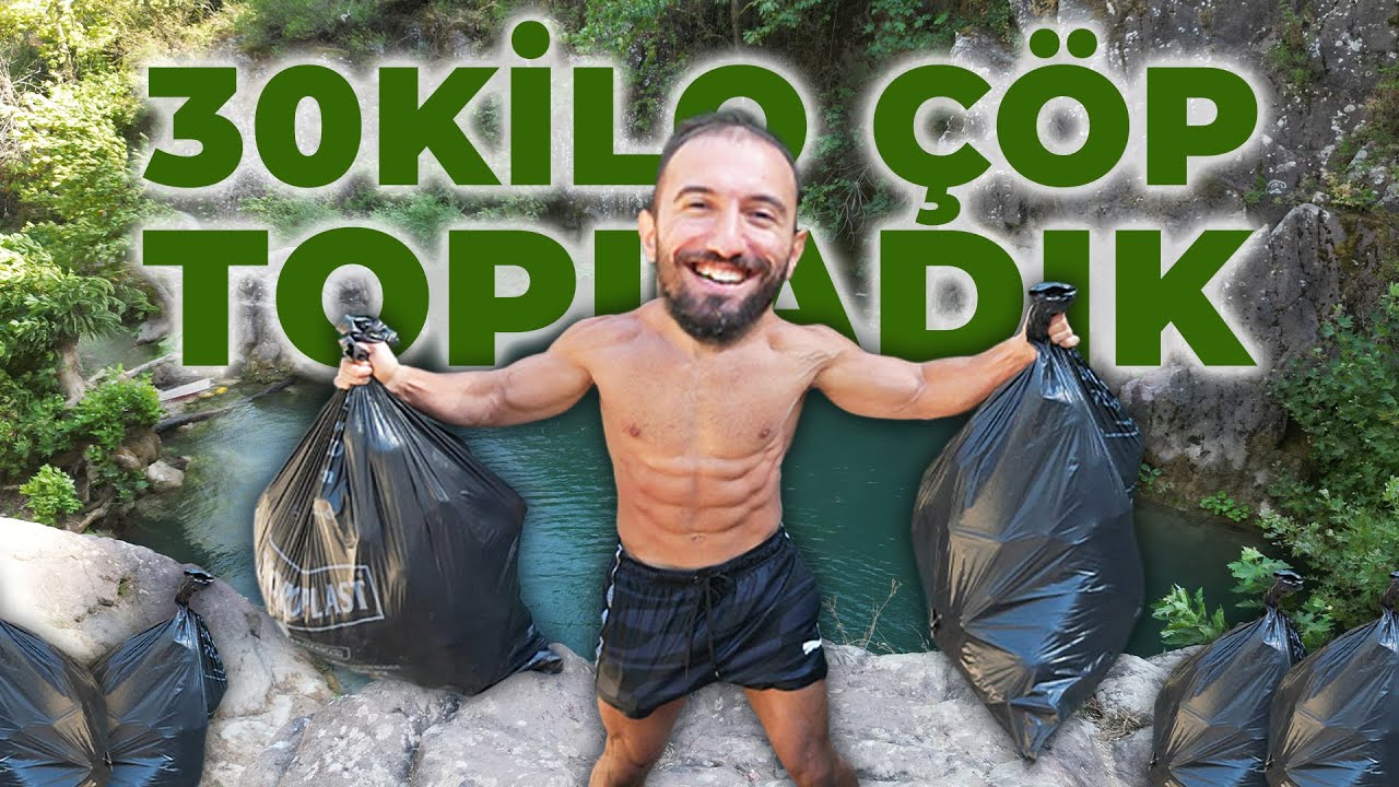 TAKİPÇİMLE GİZLİ GÖLDE ÇÖP TOPLADIK #çöpavı