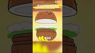 Spongebob uses coconut to make hamburgers #spongebob #animation #shorts