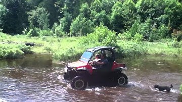 Rzr 800 goes deep in watery mud part 3