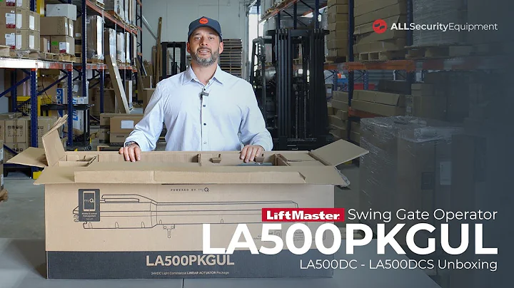 LiftMaster Swing Gate Operator Unboxing LA500PKGUL - LA500DC - LA500DCS | All Security Equipment