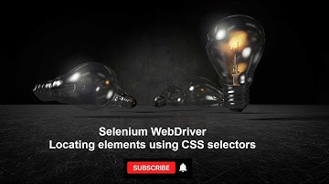 Selenium WebDriver - Locating elements using the class name selector