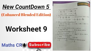 Oxford CountDown level 5 worksheet 9 Solution | Enhanced Blended Edition | Profile