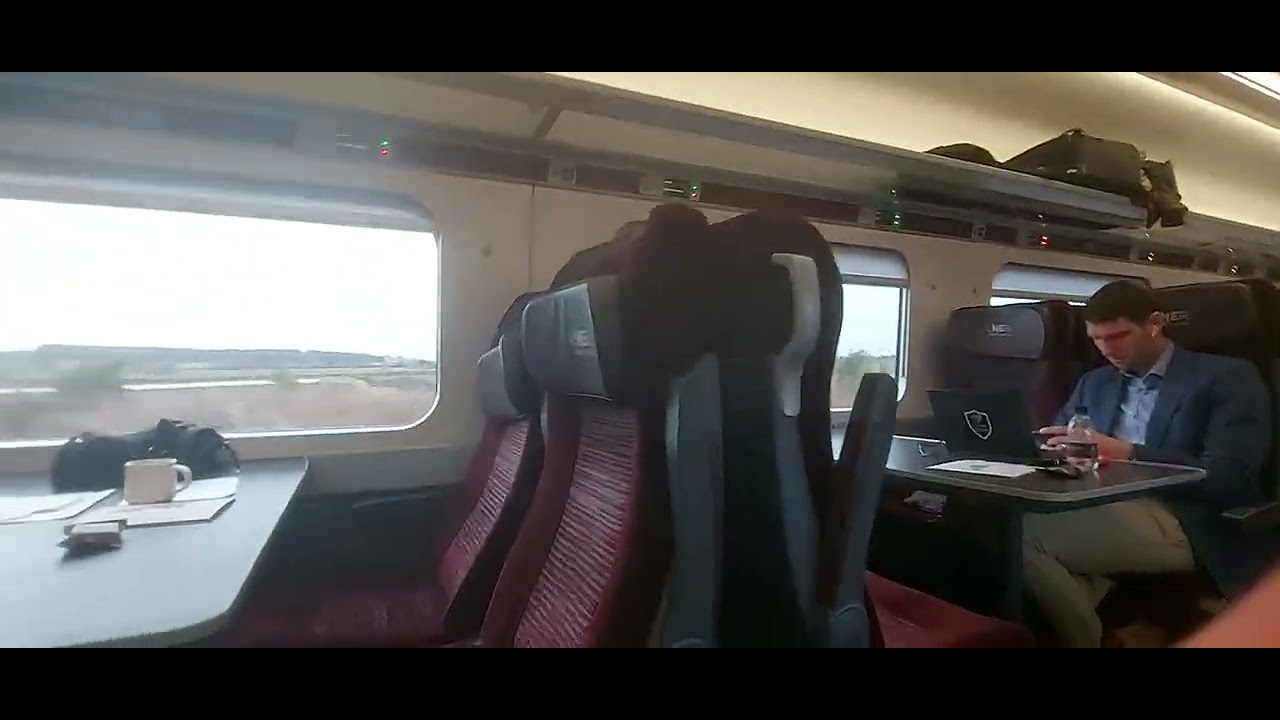ECML ONBOARD AN LNER Azuma class 801