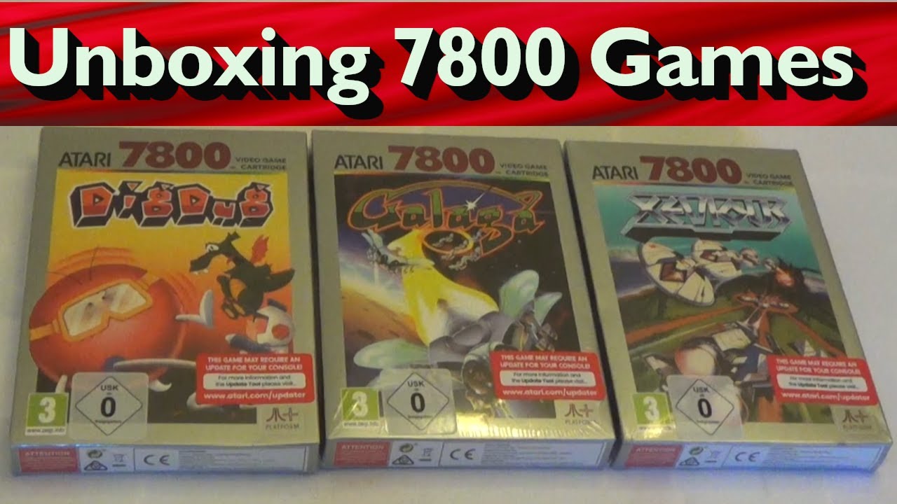 Dig Dug Atari 7800 - Version PAL Sous Blister, Jamais Ouvert, état Correct