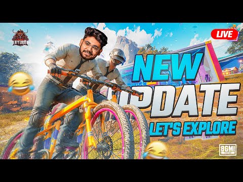 BGMI LIVE : 1.9 MAJOR UPDATE IS HERE ! ( NEW CHEER PARK + CYCLE+ NEW BRIDGE )|| HYDRA ALPHA! - BGMI LIVE : 1.9 MAJOR UPDATE IS HERE ! ( NEW CHEER PARK + CYCLE+ NEW BRIDGE )|| HYDRA ALPHA!