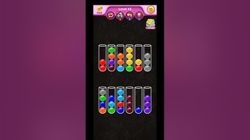 ball sort : color puzzle games level 43