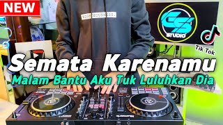 DJ MALAM BANTU AKU TUK LULUHKAN DIA TIKTOK VIRAL REMIX FULL BASS TERBARU 2022 | DJ SEMATA KARENA MU