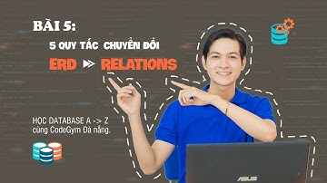 5 QUY TẮC chuyển đổi mô hình ER sang mô hình quan hệ | Database 2023 - Bài 5