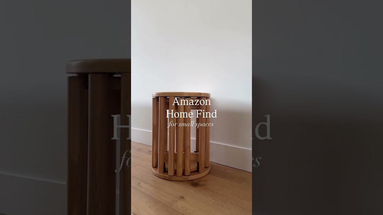 ✨ Make your home smarter with this 4-in-1 Stackable Wooden Stool