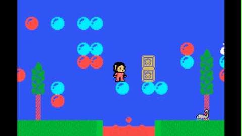 Alex Kidd on TI - Money and boxes