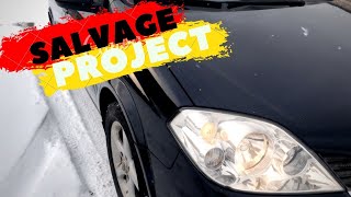 Финальные работы над NISSAN PRIMERA.) Кузовной ремонт. Своими руками  SALVAGE PROJECT!