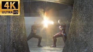 Железный Человек против Капитана Америки (часть 3) | Первый мститель: Противостояние (2016) 4K