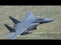 Best Low level flying Mach loop Highlights 2021,  RAF & USAF F-15 Strike Eagle Low Flying of 2021