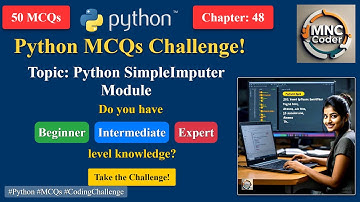 Python SimpleImputer MCQs: Multiple Choice Questions & Answers for Interviews and Exams