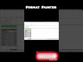 Format Painter| excel for fresher|advance excel