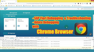 SAP Fiori Troubleshooting and Debugging with Chrome browser