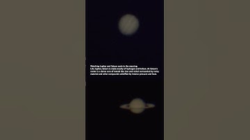 Video recording of the planets Jupiter & Saturn. 12in Dobsonian (skywatcher 300P) Telescope.