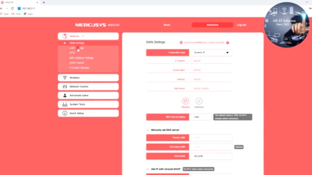 Mercusys Router Setup as Wireless Range Extender _Repeater WDS Bridging ...
