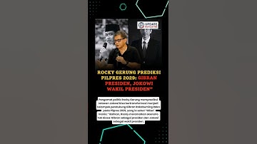 prediksi Rocky Gerung tentang pilpres 2029 #RockyGerung #Jokowi #Gibran #Pilpres2029 #Politik