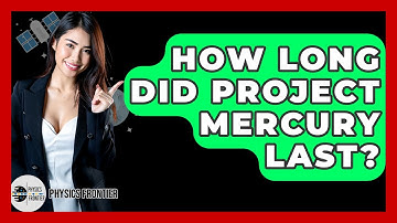 How Long Did Project Mercury Last? - Physics Frontier