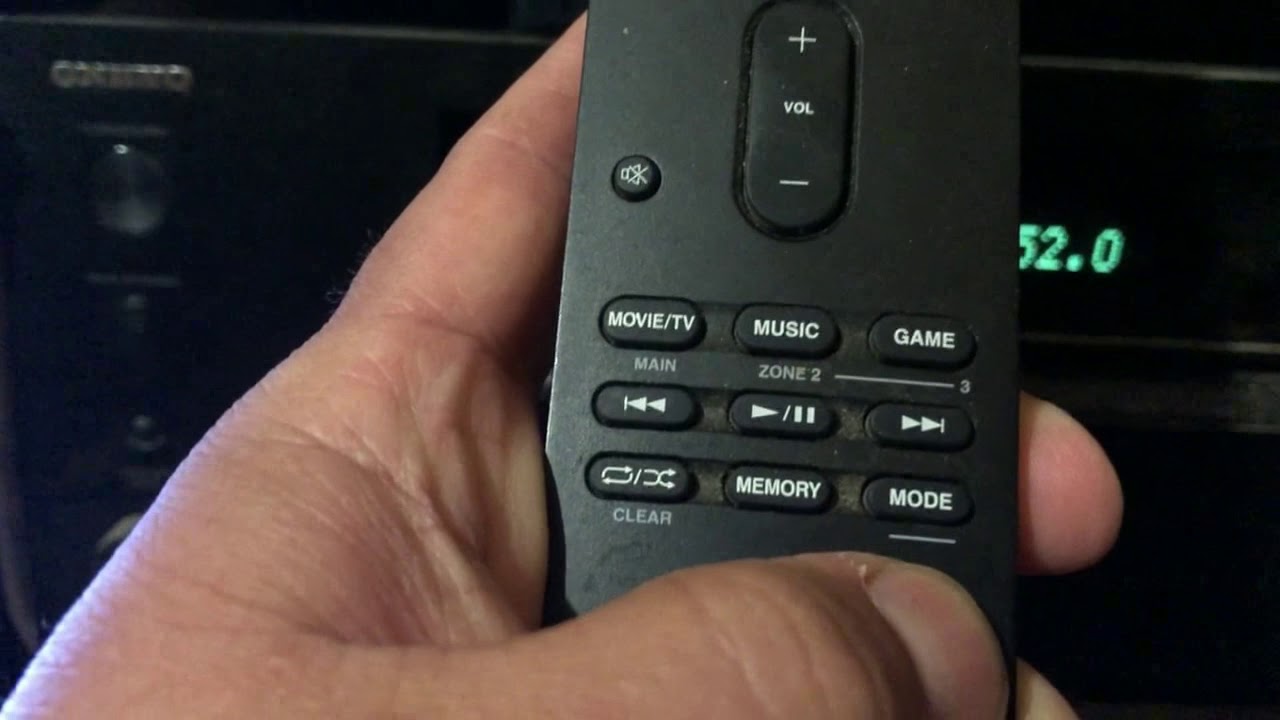 Comment Faire Un Reset Sur Ampli Onkyo - Tout Faire