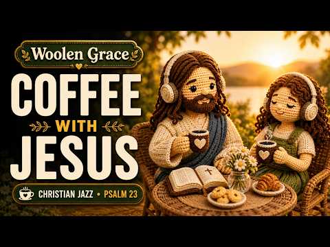 Christian Jazz for Morning Prayer & Study ☕ Morning Walk with Jesus | Psalm 23 | Woolen Grace
