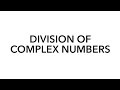 DIVISION OF COMPLEX NUMBERS | NET PREPARATION