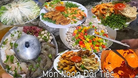 Món Ngon Đãi Tiệc 6 Bàn Ở Bình Tân, Bốn Món Khai Vị, Chả Giò Tiều Tôm Chiên, Dồi Trường Giá Từ 2tr