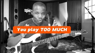 Play Less Sound Better A Guitarist's Guide toPhrasing