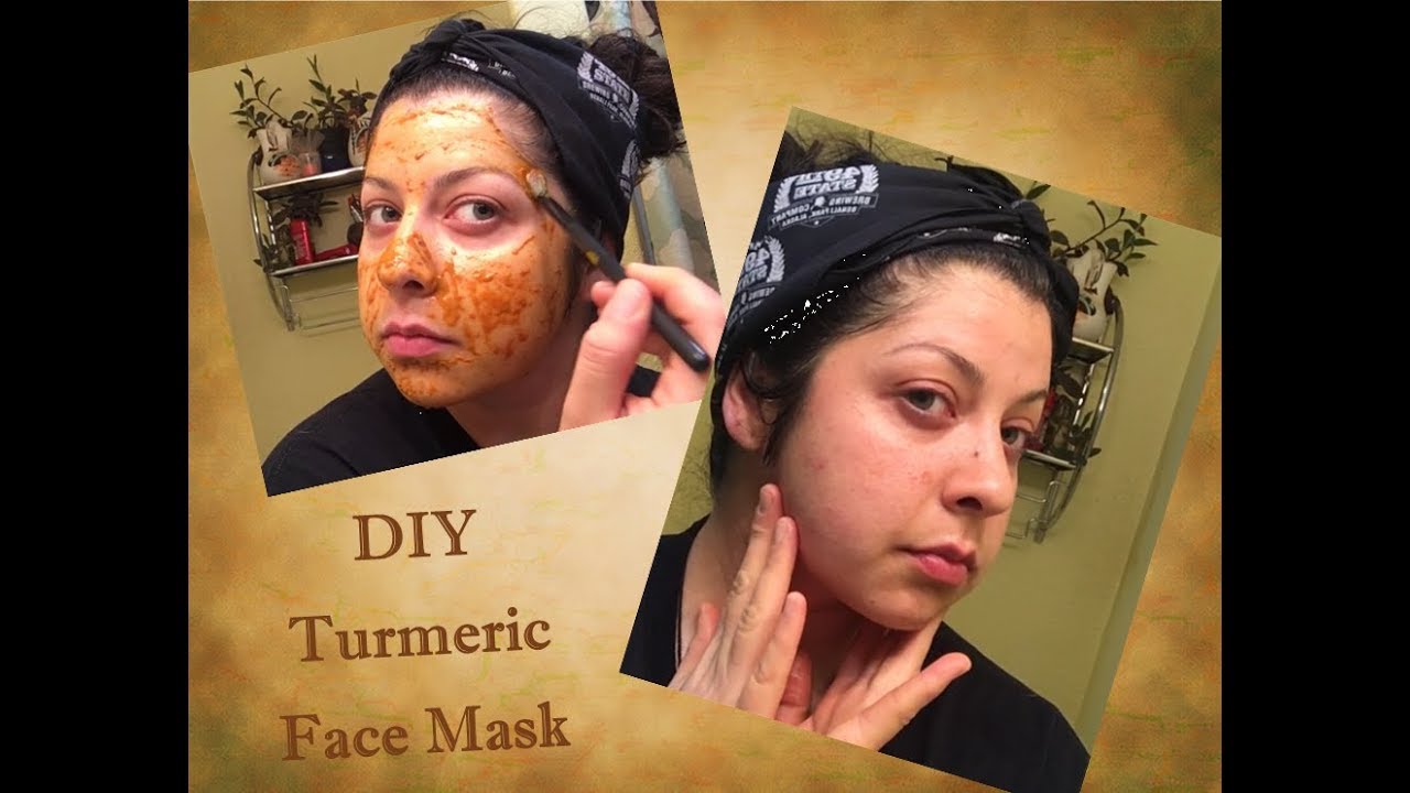 DIY Turmeric Face Mask for Uneven, Blotchy Skin!! YouTube