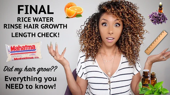 FINAL Rice Water Rinse Hair Growth Length Check! E...
