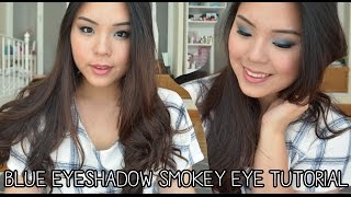 Dramatic Blue Smokey Eye Makeup Tutorial for Asian Eyes
