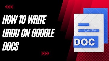 How to write Urdu on google Docs |Pak Tech|