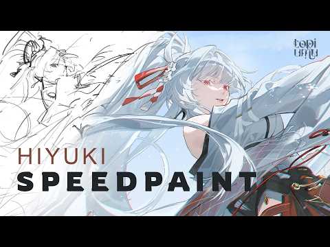 【SPEEDPAINT】Hiyuki | Wuthering Waves | Full Timelapse