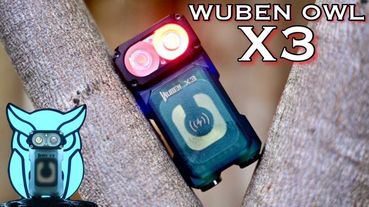 Wuben Lights Lightok X3 Owl EDC Flashlight - Your Best Owl Light Choice -  Black - Tools For Gents