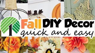 Turn DOLLAR TREE Items into GORGEOUS Fall DIY Decor